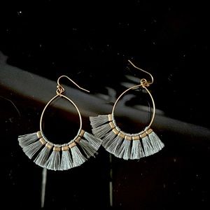 Raffia earrings